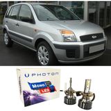 Ford Fusion Led Xenon Uzun + Kısa Far Ampulü H4 Mono Yeni Seri Beyaz