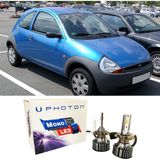 Ford Ka Led Xenon Uzun + Kısa Far Ampulü H4 Mono Yeni Seri Beyaz 1997+
