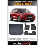 Ford Kuga Bagaj Havuzu+4.5d Havuzlu Paspas Seti 2024 Model - Siyah