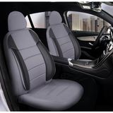 Ford Mondeo 1995-2025 Uyumlu Cover G Model Özel Tasarım Oto Koltuk Kılıfı Seti - Gri - Siyah