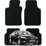 Ford Mondeo 3. Nesil (2007-2012) Özel Kesim Tam Uyumlu Lüx Oto Halı Paspas - Siyah