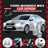Ford Mondeo Mk4 2007-2014 Kısa Far Uyumlu Şimşek Etkili Led Xenon Performance Series H7