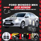 Ford Mondeo Mk4 2007-2014 Uzun Far Uyumlu Şimşek Etkili Led Xenon Premium Series H1