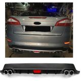 Ford Mondeo Uyumlu Body Kit Difüzör 4 Çıkış Yuvarlak Siyah Model 2