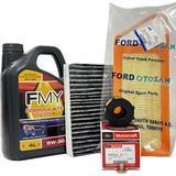 Ford Otosan Ford Fiesta 1.4 TDCi Dizel Filtre Bakım Seti 2002-2011 Hava+Yağ+Karbonlu Polen Filtresi+Motor Yağı