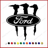 Ford Pençe Sticker Monster Pençe Ford Arma Sticker