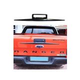 Ford Ranger Için Uyumlu T7 Mat Siyah Bagaj Açma Kolu Kaplaması 2015-2018 Arası