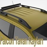 Ford Ranger (T7) 2016- Tavan Çıtası Port Bagaj Falcon Siyah
