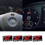 Ford St Logo Direksiyon Jant Vites Torpido Damla Oto Sticker Etiket 4 Adet