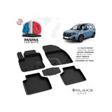 Ford Tourneo Connect 1 Ferrous 4d Havuzlu Kauçuk Paspas 2003 - Siyah