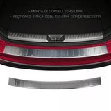 Ford Tourneo Connect Arka Tampon Eşiği - Krom | 2014-2020 Arası