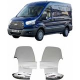 Ford Transit 2014 ve Üzeri Ayna Kapağı-Krom 2 Parça. Paslanmaz Çelik - Gümüş