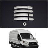 Ford Transit 2014 ve Üzeri Krom Kapı Kolu 4 Kapı Paslanmaz Çelik - 315 Gri