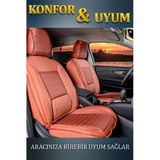Ford Transit Connect 2+1 Parçalı Lüx Deri Oto Koltuk Kılıfı Ön Arka Takım Safir TARÇIN