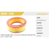 FORD TRANSİT T-12 HAVA FİLTRESİ YERLİ 87HX9601AA 1993-2001