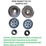 Ford Transit T12 T15 Debriyaj Seti Baskı Balata 1991 - 2000 Arası