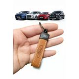 Ford Ve Logolu Anahtarlık Suni Deri (Kahverengi)
