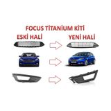 Fordyokyok Focus Titanium Ön Panjur Ve Sis Far Çerçeve Kiti 2015-2018