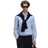 Fore Erkek Basic Gömlek Slim Fit Mavi XS