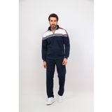 FORE SPORT Erkek Lacivert Beyaz Şeritli Rashell Eşofman Takım
