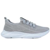 Fore Sport Unisex Gri Triko Fileli Spor Ayakkabı - Hafif Tabanlı, Günlük Yürüyüş ve Koşu Ayakkabısı