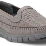 Forelli 29413 Eterna-G Gri Comfort Kadın Deri Ayakkabı