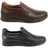 Forelli 32606 Erkek Deri Halluks Comfort Ayakkabı - Siyah
