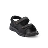 Forelli 38506 Arya-G Siyah Comfort Deri Kadın Sandalet
