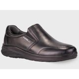 Forelli 47927 Nexus-H Hakiki Deri Ultra Comfort Bağsız Siyah Erkek Günlük Ayakkabı