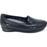 Forelli 51306-G Deri Comfort Kemik Çıkıntısı Kauçuk Tabanlı Günlük Kadın Ayakkabı - Siyah