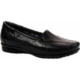 Forelli 51306 Marla-G Siyah Kadın Comfort Deri Ayakkabı - Renkli