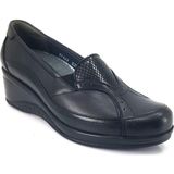 Forelli 57603-G Siyah Kadın Hallux Yapılı Dolgu Taban Ayakkabı