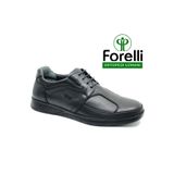 Forelli Broks (Bunyon) Kemik Çıkıntısına Özel Hakiki Deri Ortopedik Erkek Casual Ayakkabı SİYAH