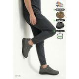 Forelli Erkek Bağcıksız Deri/teksil Yazlık Tam Ortopedik Spor Ayakkabı F25/SP46002 - Füme