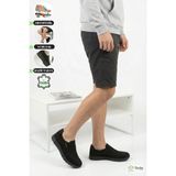 Forelli Erkek Ortopedik Bağcıksız Yazlık Spor Ayakkabı F24/CM44110 - Siyah