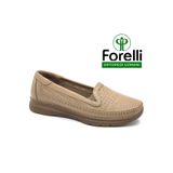 Forelli Eterna Hakiki Deri Ortopedik Comfort Kadın Casual Ayakkabı, Bej