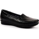 Forelli Forelli Hakkiki Deri Ortepedik Comfort Kadın Ayakkabı Marla 24 51306 - Siyah