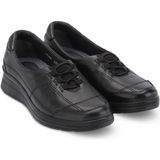Forelli Hefa 21306 Deri Comfort Ortopedik Casual Günlük Kadın Ayakkabı - Siyah