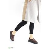 Forelli Kadın Bağcıksız Hakiki Deri Ortopedık Günlük Ayakkabı F24/CM30707Y - Kahve