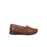 FORELLİ Kadın Comfort Ayakkabı, Açık Taba, 41 Numara