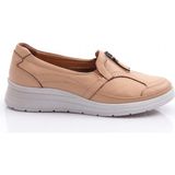 Forelli Polına-H 21311 Deri Comfort Ss Kadın Ayakkabı - Camel