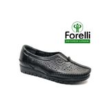 Forelli Twın Hakiki Deri Ortopedik Comfort Kadın Casual Ayakkabı SİYAH