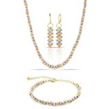 Forentina Dorika Kolye Küpe Bileklik Set - Ps136300tr