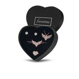 Forentina PS1255 Rose Melek Kanadı Kolye Bileklik Küpe Set