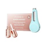 Foreo A Wink 'n' a Smile Paketi - BEAR 2 eyes&lips Mikro Akım Masaj Cihazı + Foreo SUPERCHARGED Göz, Dudak Çevresi Güçlendirici Serum 3x3.5ml