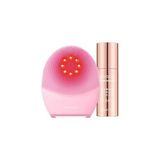 Foreo Fresh & Lifted Paketi - Luna 4 Plus Normal Yüz Temizleme Fırçası + Supercharged Serum 2.0, 30ML - Yakın Kızılötesi Işık Terapisi - Yüz Temizleyici Masaj Fırçası - Mikro Akımlı Yüz Bakım Cihazı - 000-Siyah