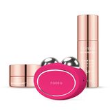 FOREO Total Facelift Paketi - BEAR 2 Gelişmiş Mikro Akımlı Yüz Cihazı + SUPERCHARGED SERUM 2.0 30 ml + SUPERCHARGED HA+PGA Üçlü Etkili Yoğun Nemlendirici 50 ml - Yaşlanma Karşıtı - Cilt Bakım Araçları