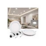 Forest 6W LED Panel Spot Sıva Altı 540 Lümen Driver Dahil Gömme Tavan Aydınlatma Beyaz Işık 2’li Set