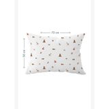 Forest Amigos %100 Pamuk Saten Çocuk Yastık Kılıfı 50 x 70 cm