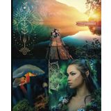 Forest Faery Notebook 120 pages, 7.5 x 9.25